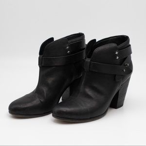 Rag & Bone Harrow Black Ankle Boot Size 9